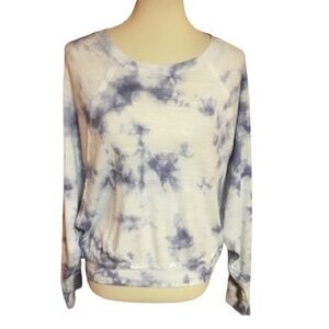 Z Supply Slouchy blue tie dye top